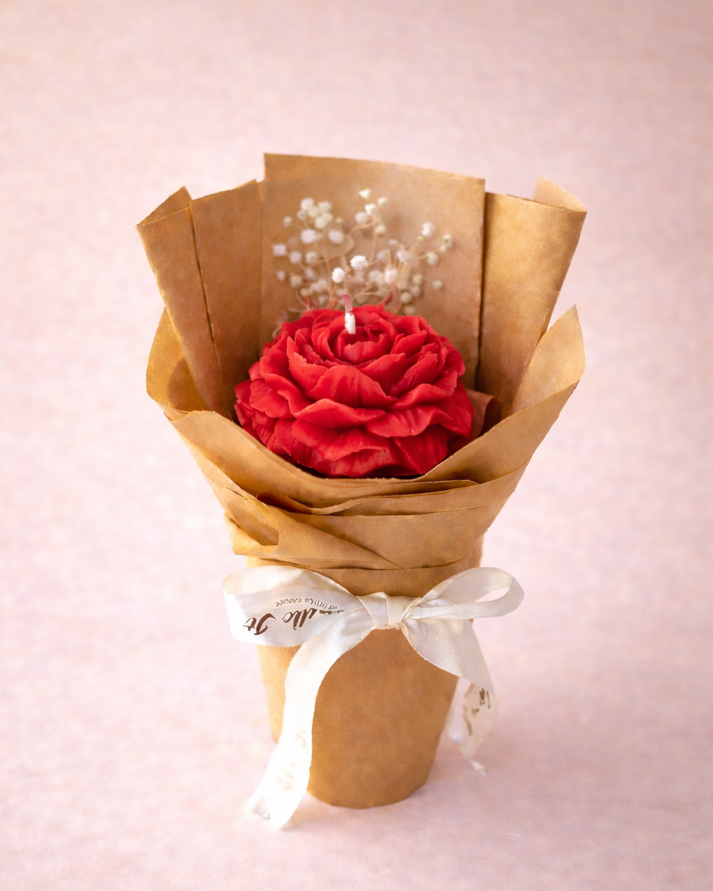 Peony Flower Bouquet - Luxury Scented Candle