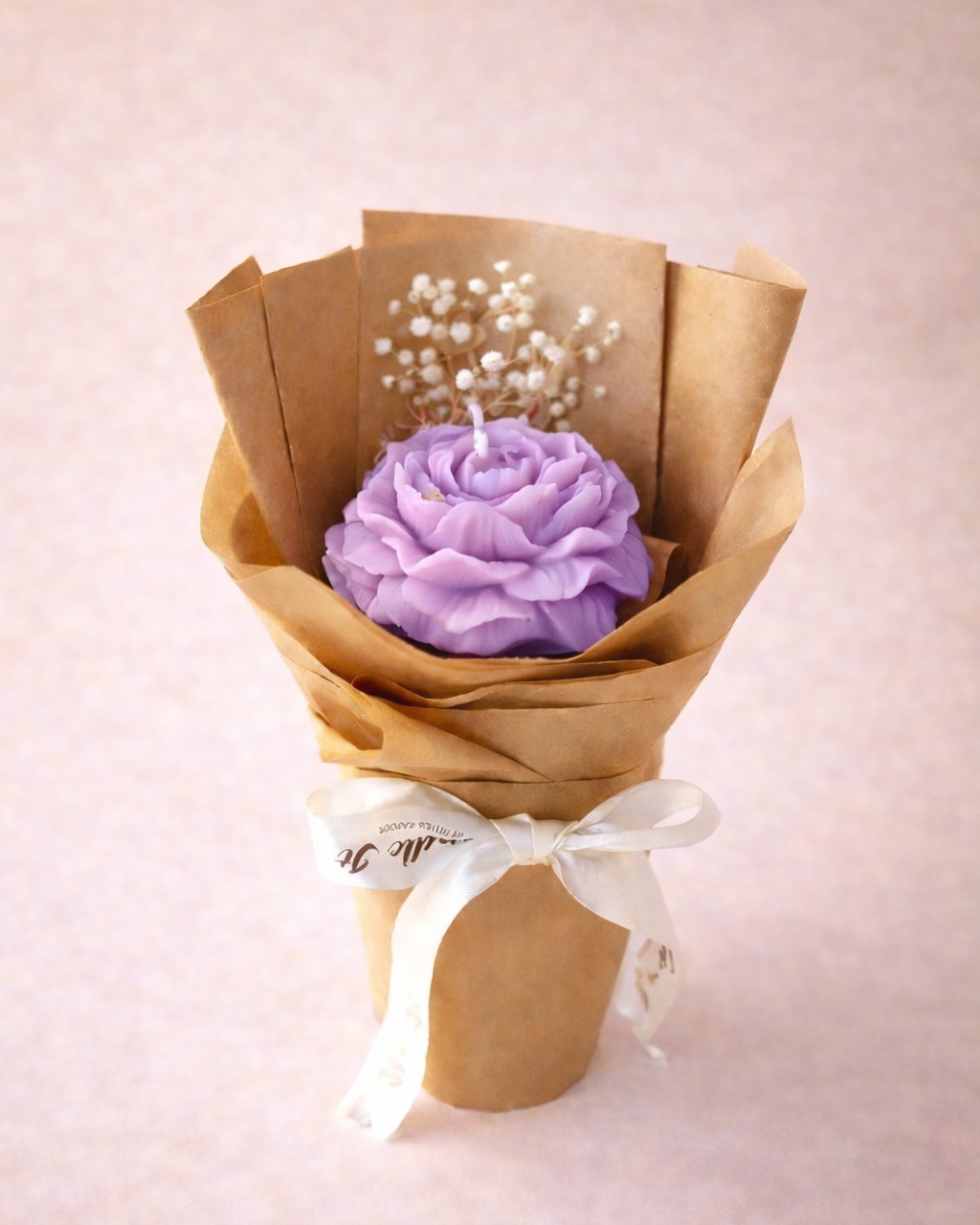 Peony Flower Bouquet - Luxury Scented Candle