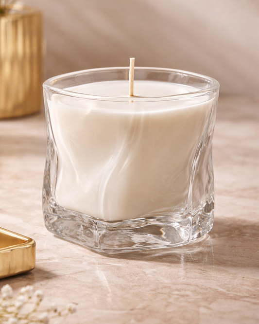 Undula - Luxury Scented Wavy Glass Candle & Decor