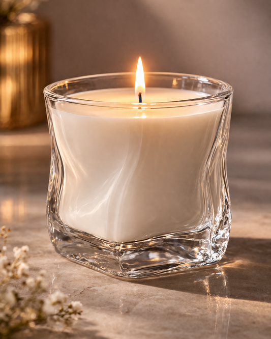 Undula - Luxury Scented Wavy Glass Candle & Decor