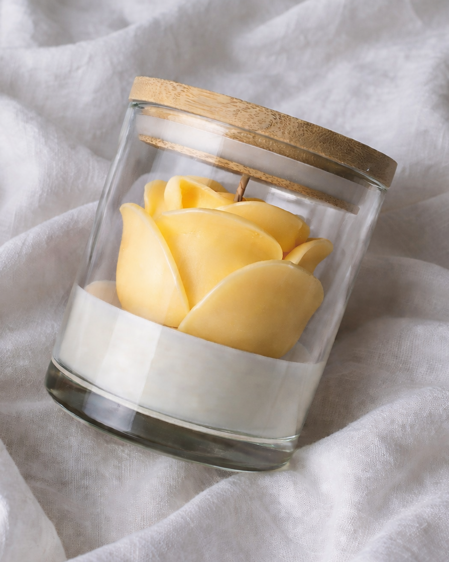 Blooming Rose Bud Candle - Luxury Scented Candle