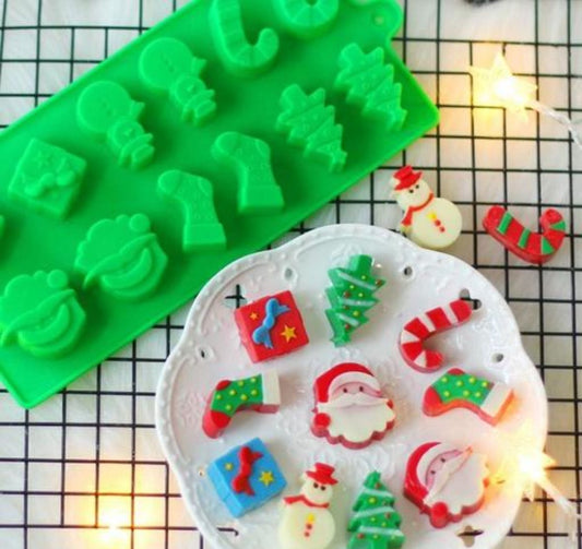 Christmas Assorted Mold (12 cavity)