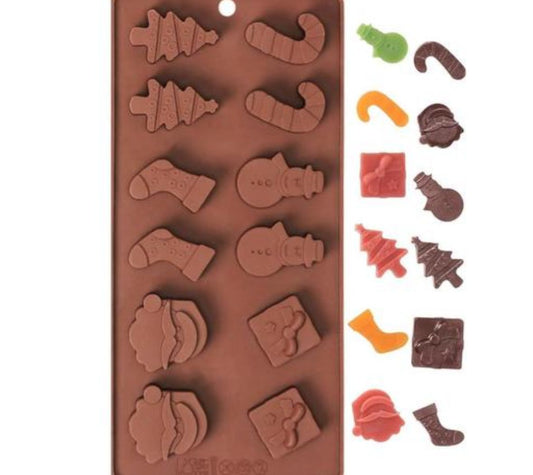 Christmas Assorted Mold (12 cavity)