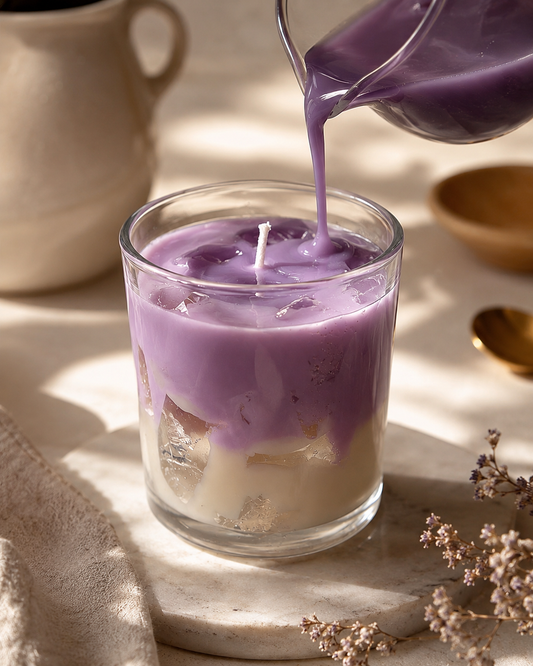 Lavender Iced Latte Candle - Luxury Scented Candle & Decor