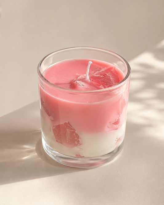 Strawberry Iced Latte Candle - Luxury Scented Candle & Decor