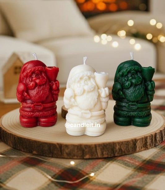 Santa Charm Trio Candles