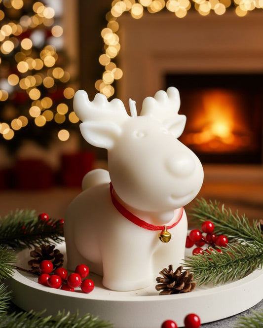 Arctic Reindeer Candle