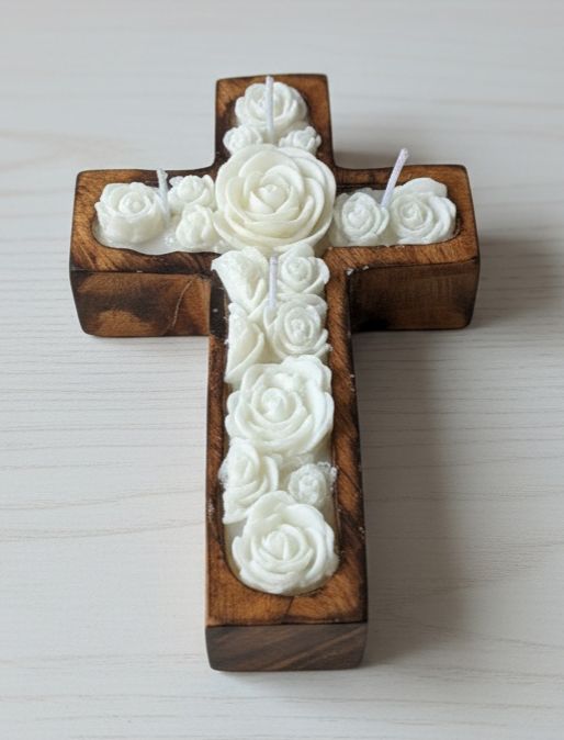 Divine Grace Cross Candle