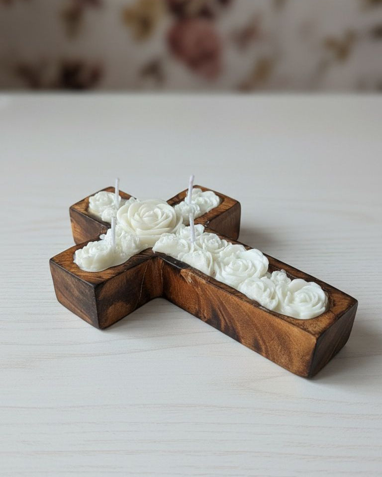 Divine Grace Cross Candle