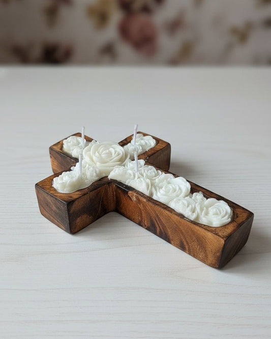 Divine Grace Cross Candle