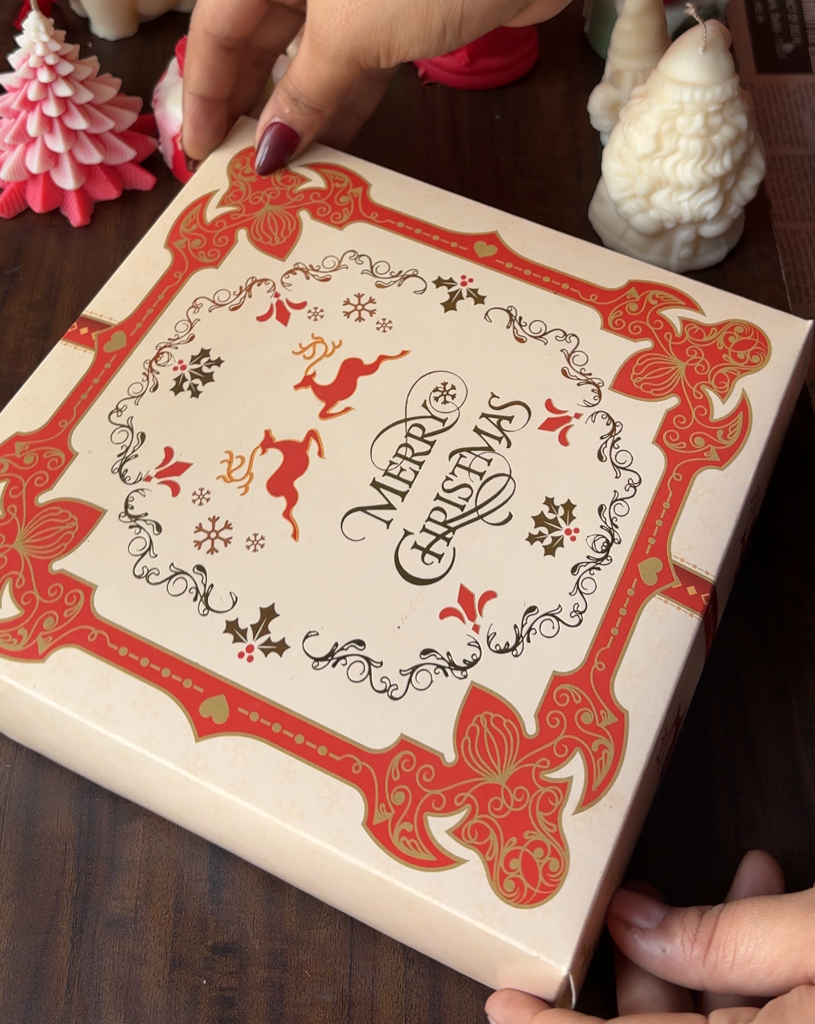 Holiday Charm Petite Candle Box