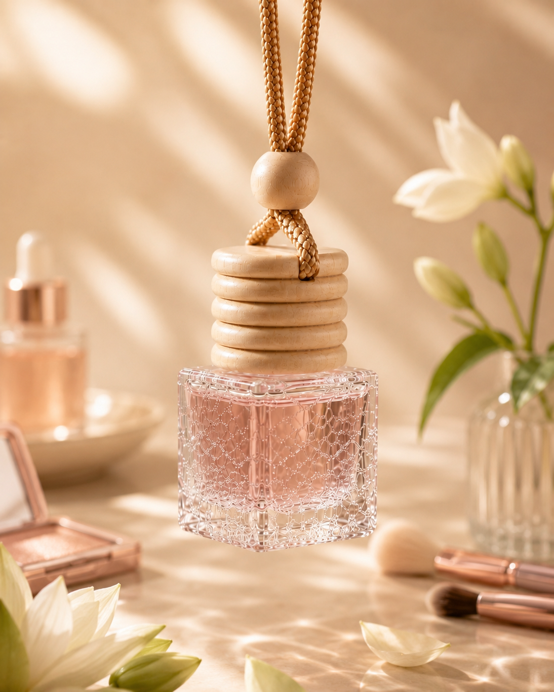 Beauty Hanging Diffuser | Essential Oil Based Car & Home Air Freshener (10 ml)