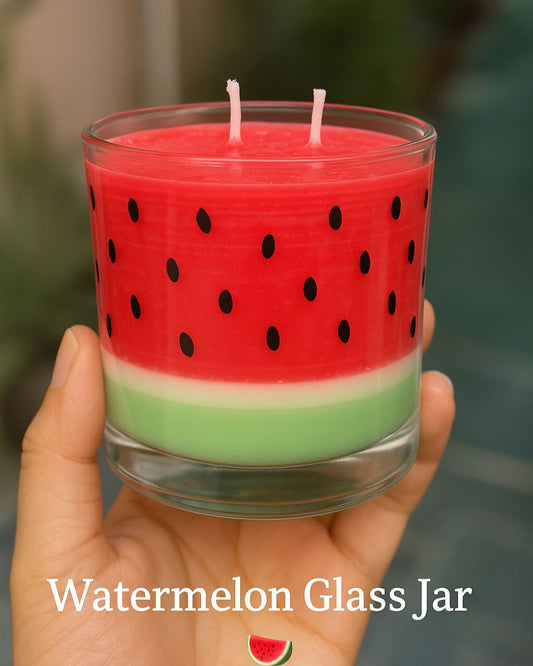 Watermelon Glass Candle🍉