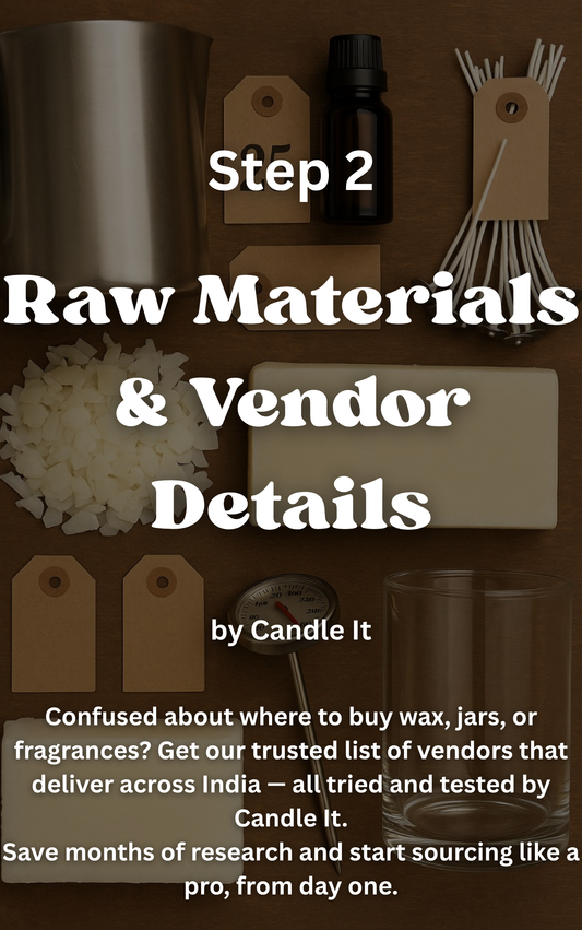 [Step 2] Raw Material and Vendor Details Guide